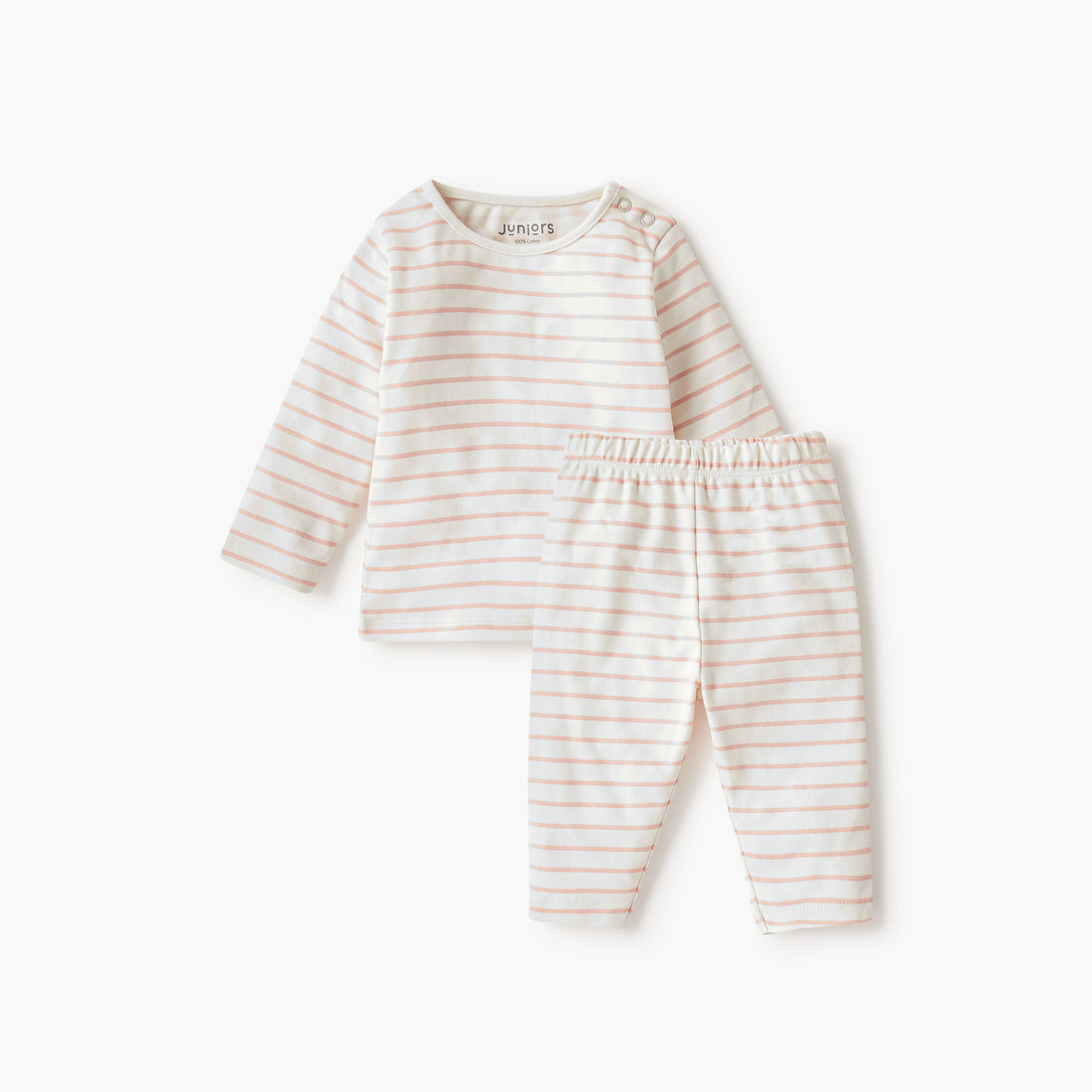 Juniors Striped T-shirt and Pyjama Set