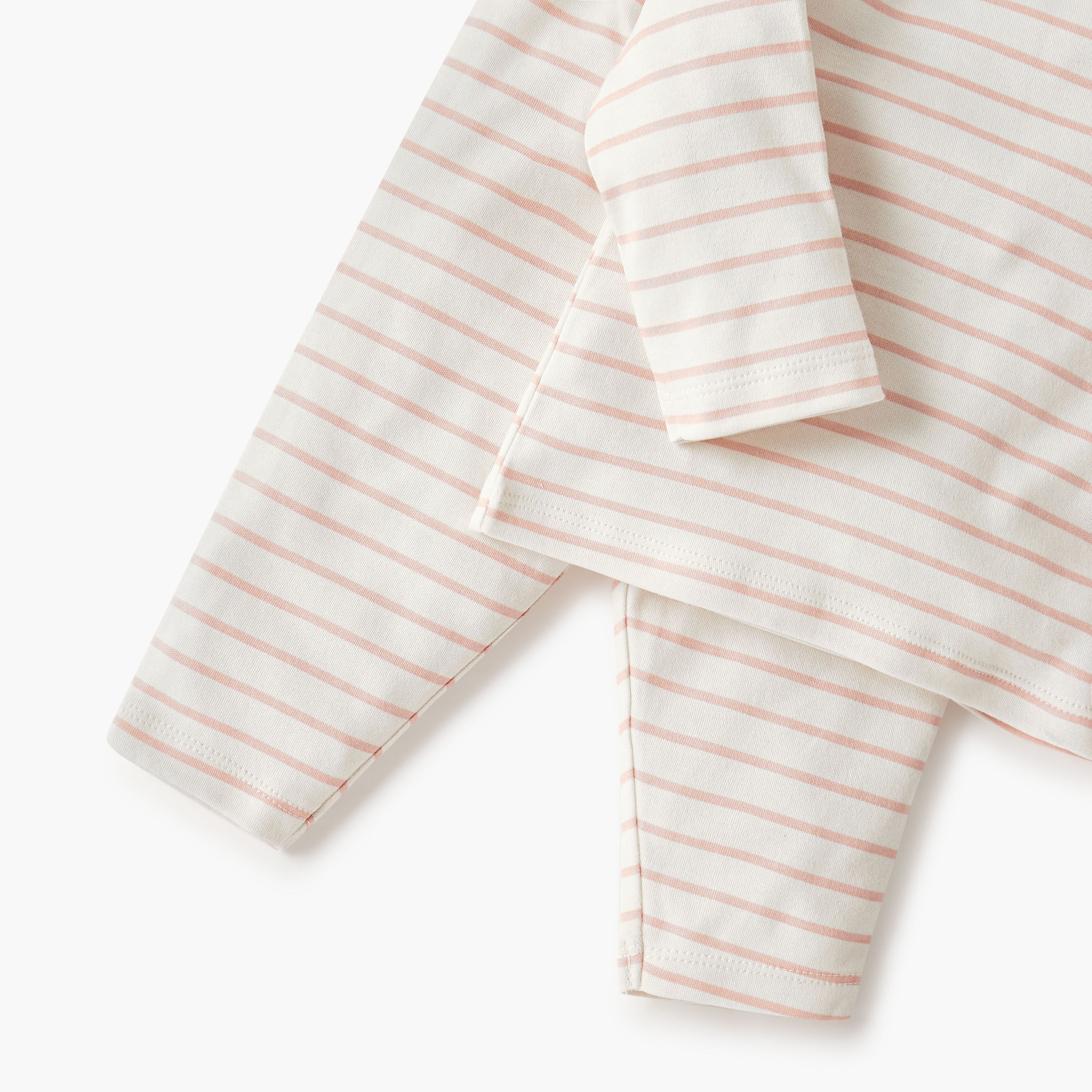 Juniors Striped T-shirt and Pyjama Set