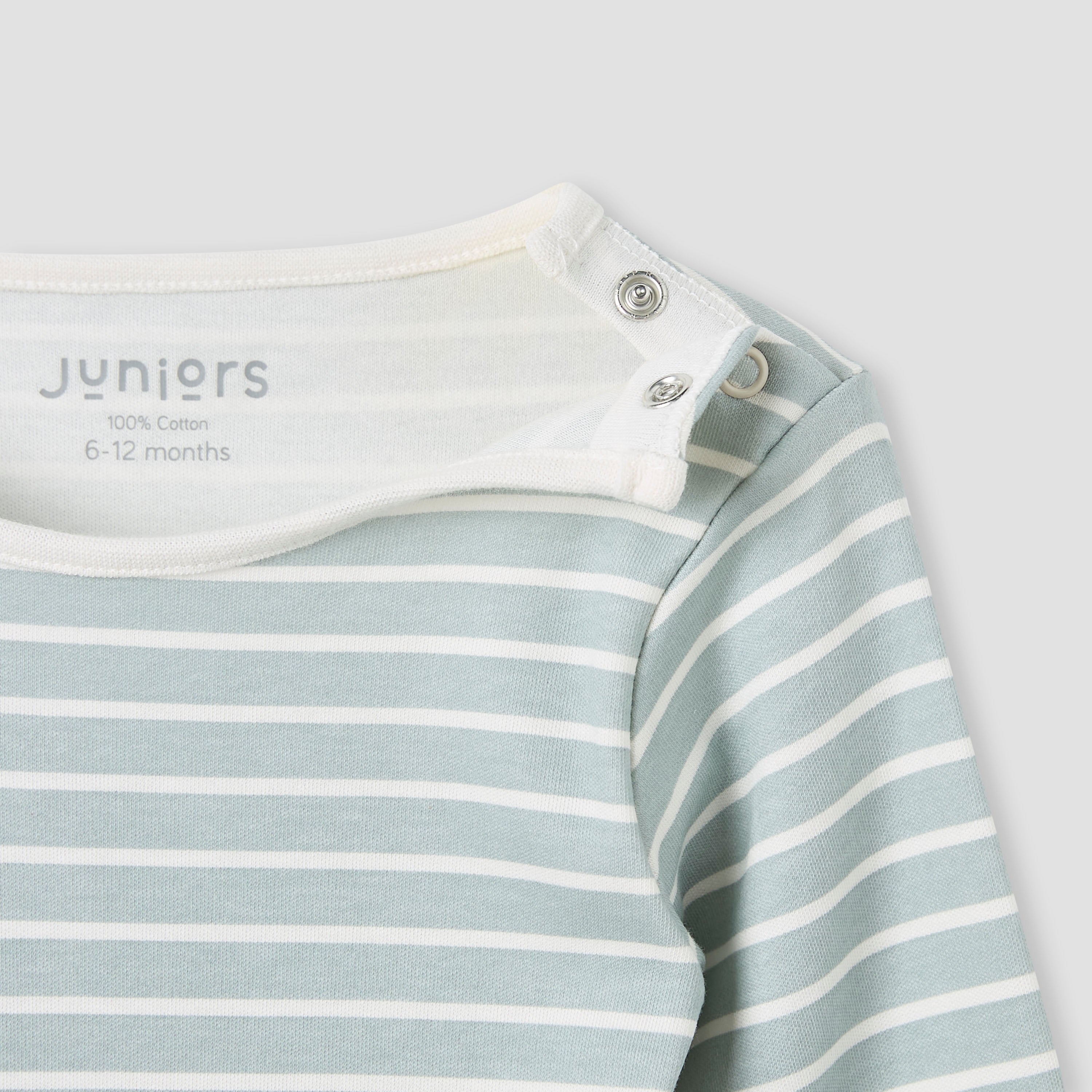 Juniors Striped T-shirt and Pyjama Set