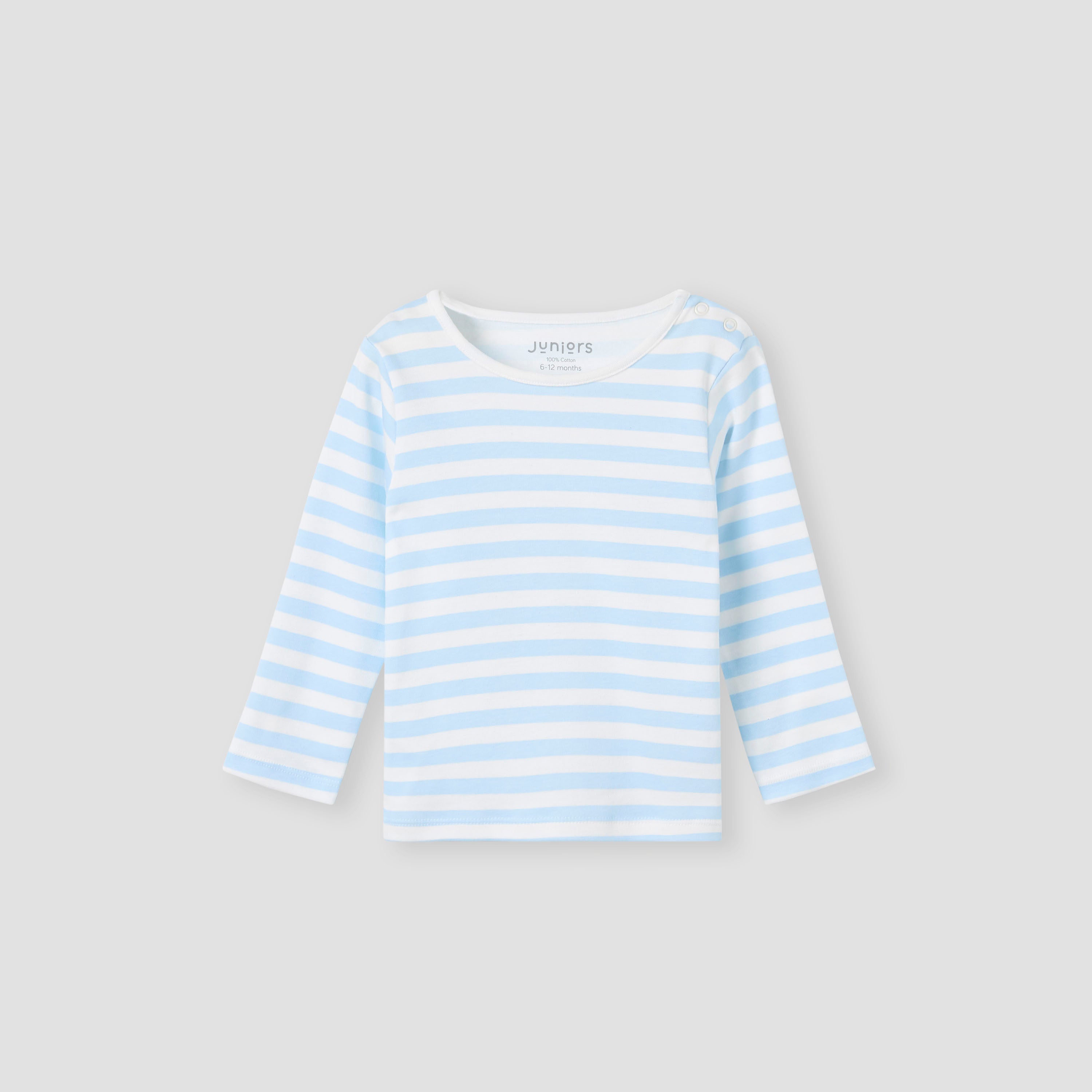 Juniors Striped T-shirt and Pyjama Set