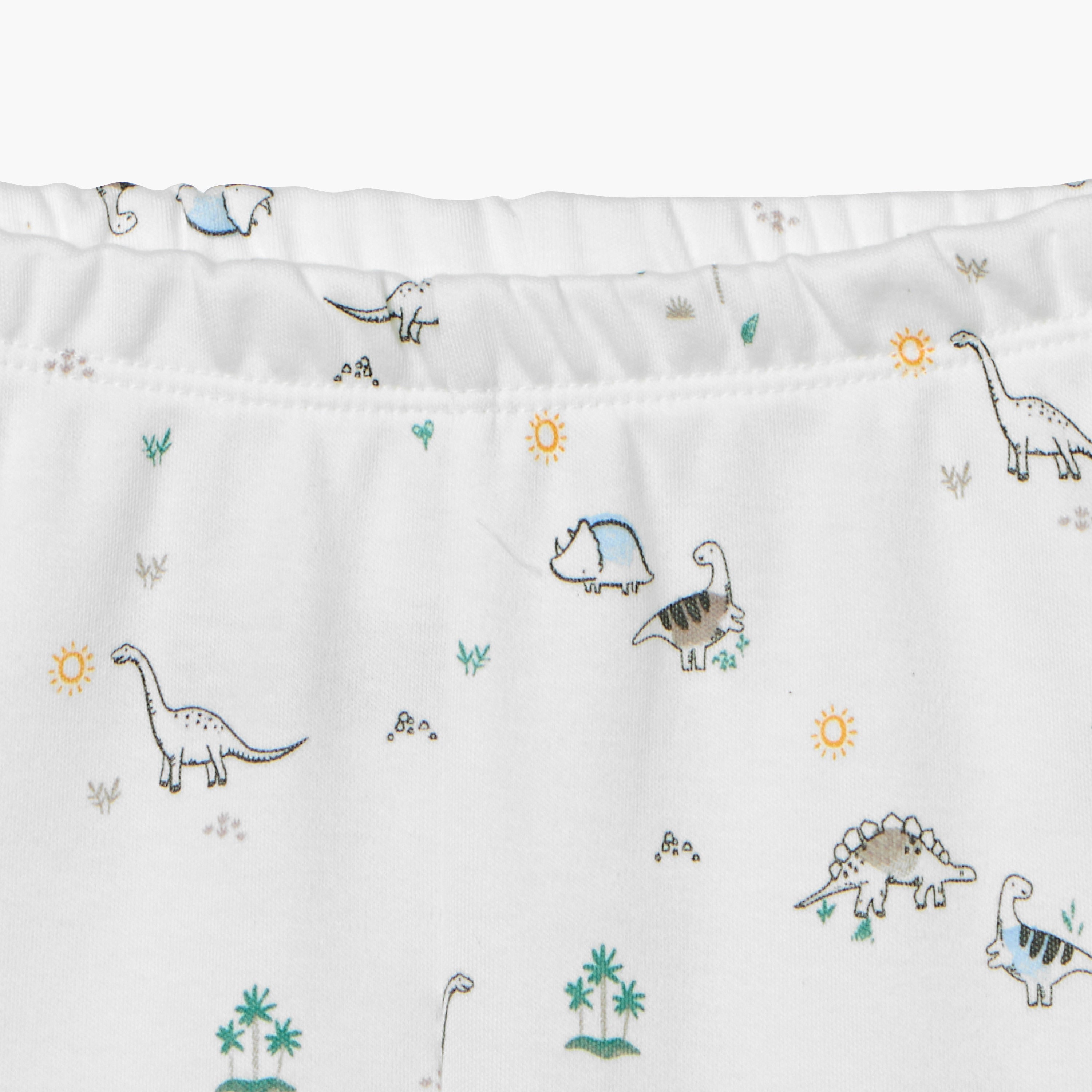 Juniors Dinosaur Print T-Shirt and Pyjama Set