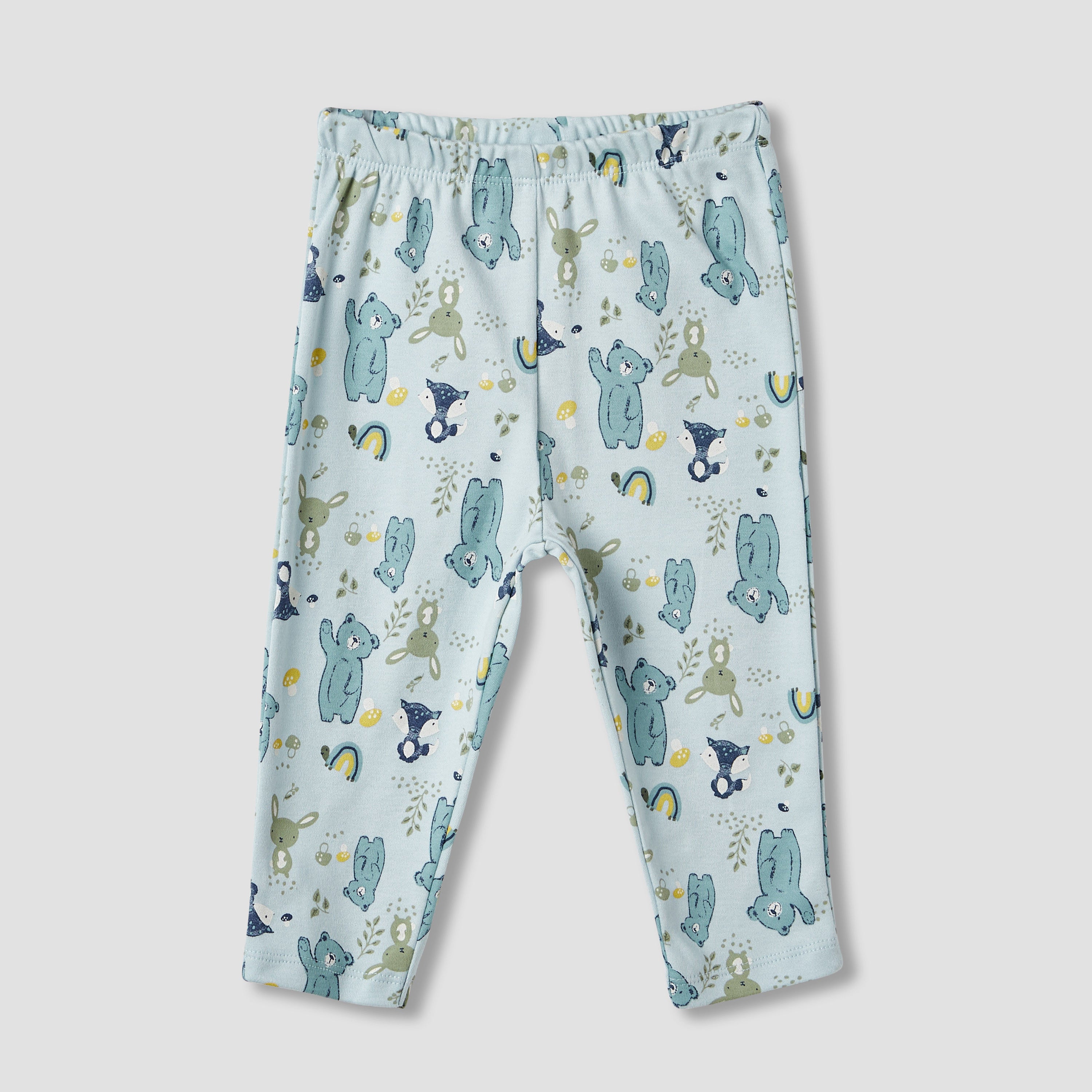 Juniors Bear Print T-shirt and Pyjama Set