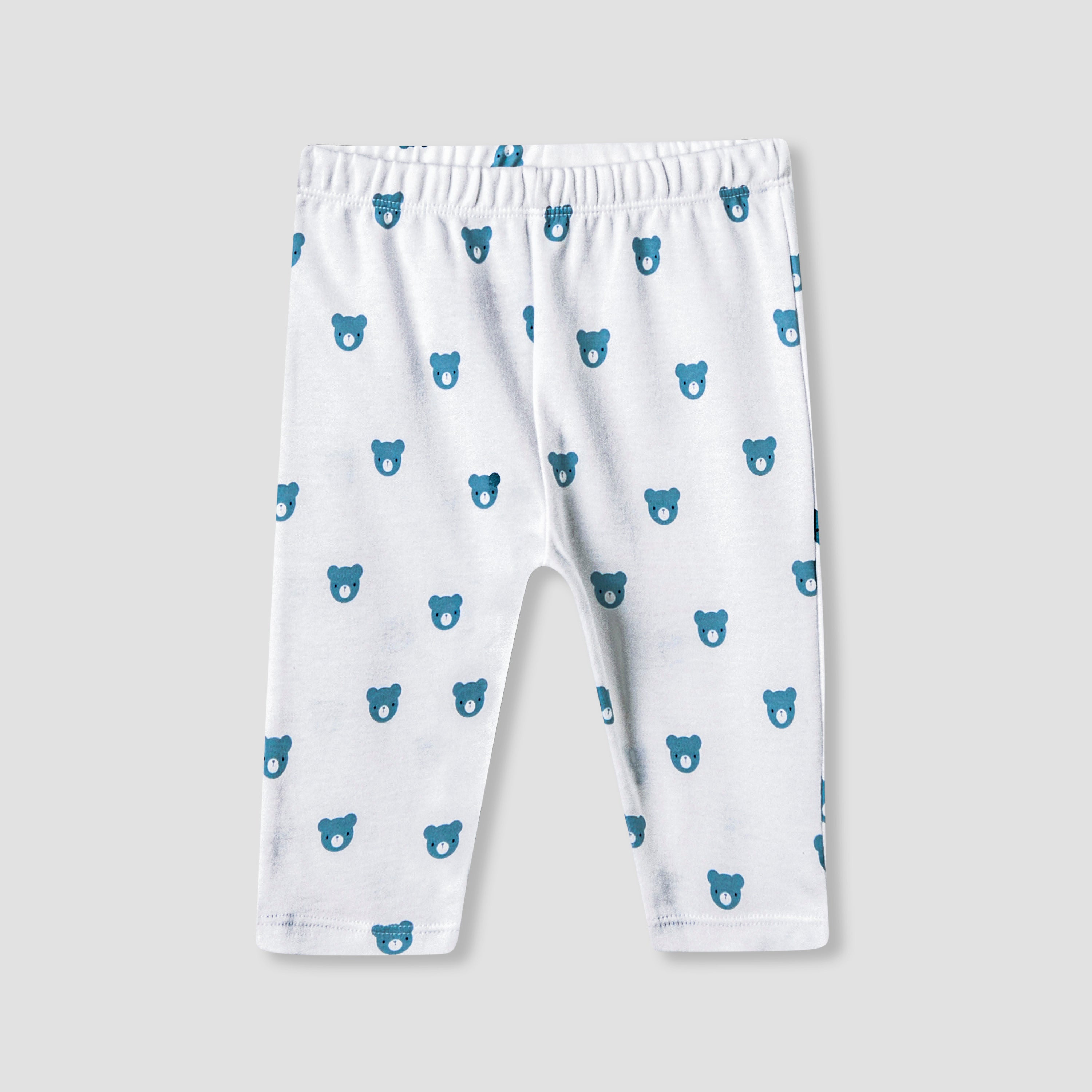 Juniors All-Over Bear Print T-shirt and Pyjama Set