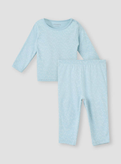 Juniors Printed T-shirt and Pyjama Set-baby-boys-clothing-nightwear-pyjamasets-image-2