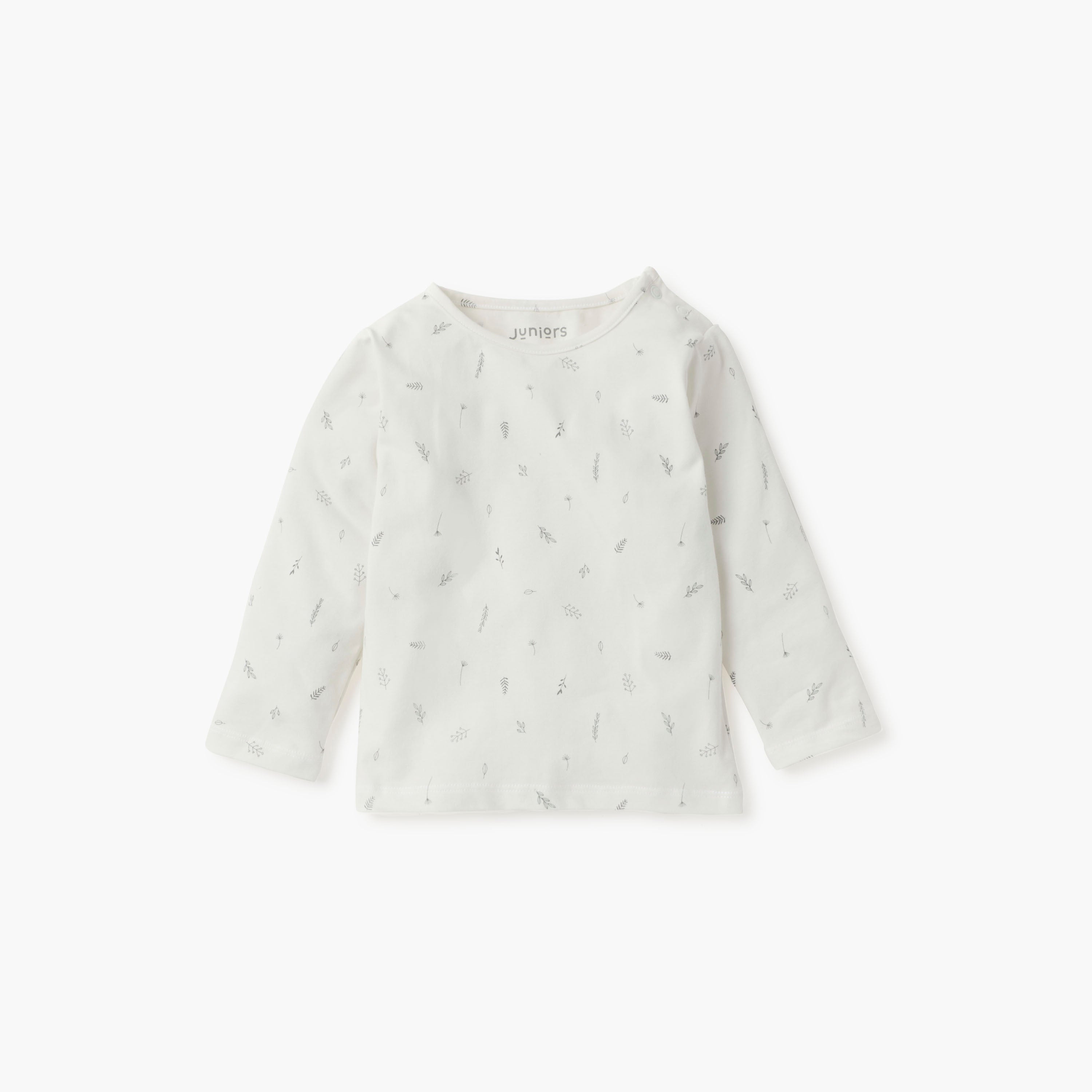 Juniors Printed T-shirt and Pyjama Set