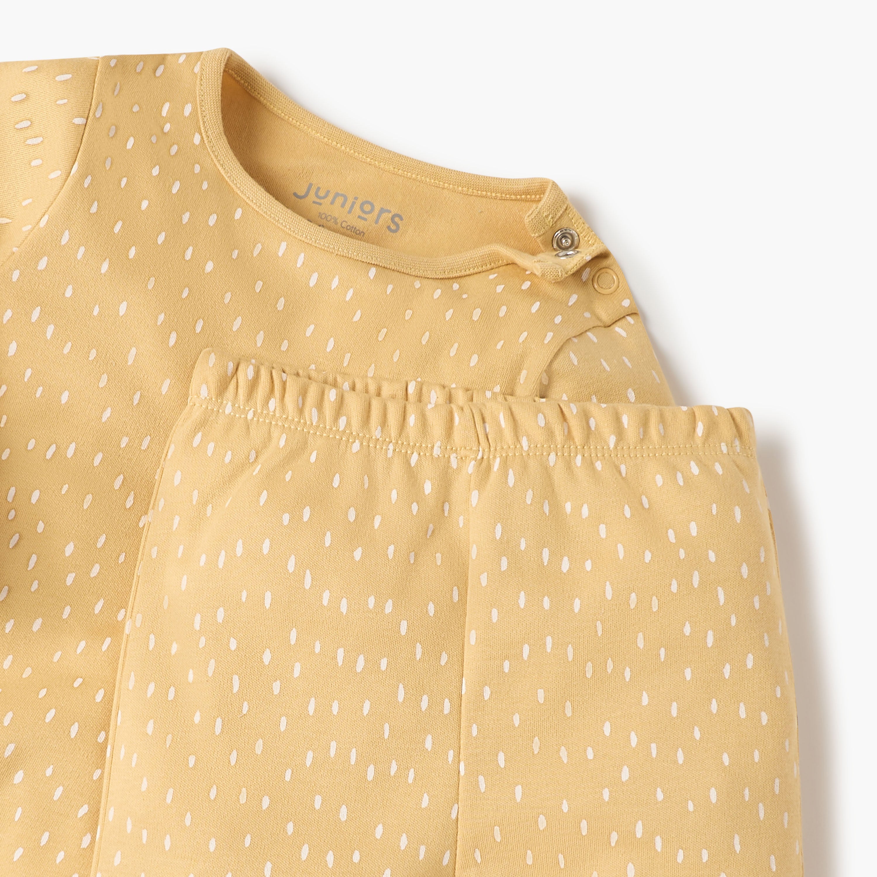 Juniors Printed T-shirt and Pyjama Set