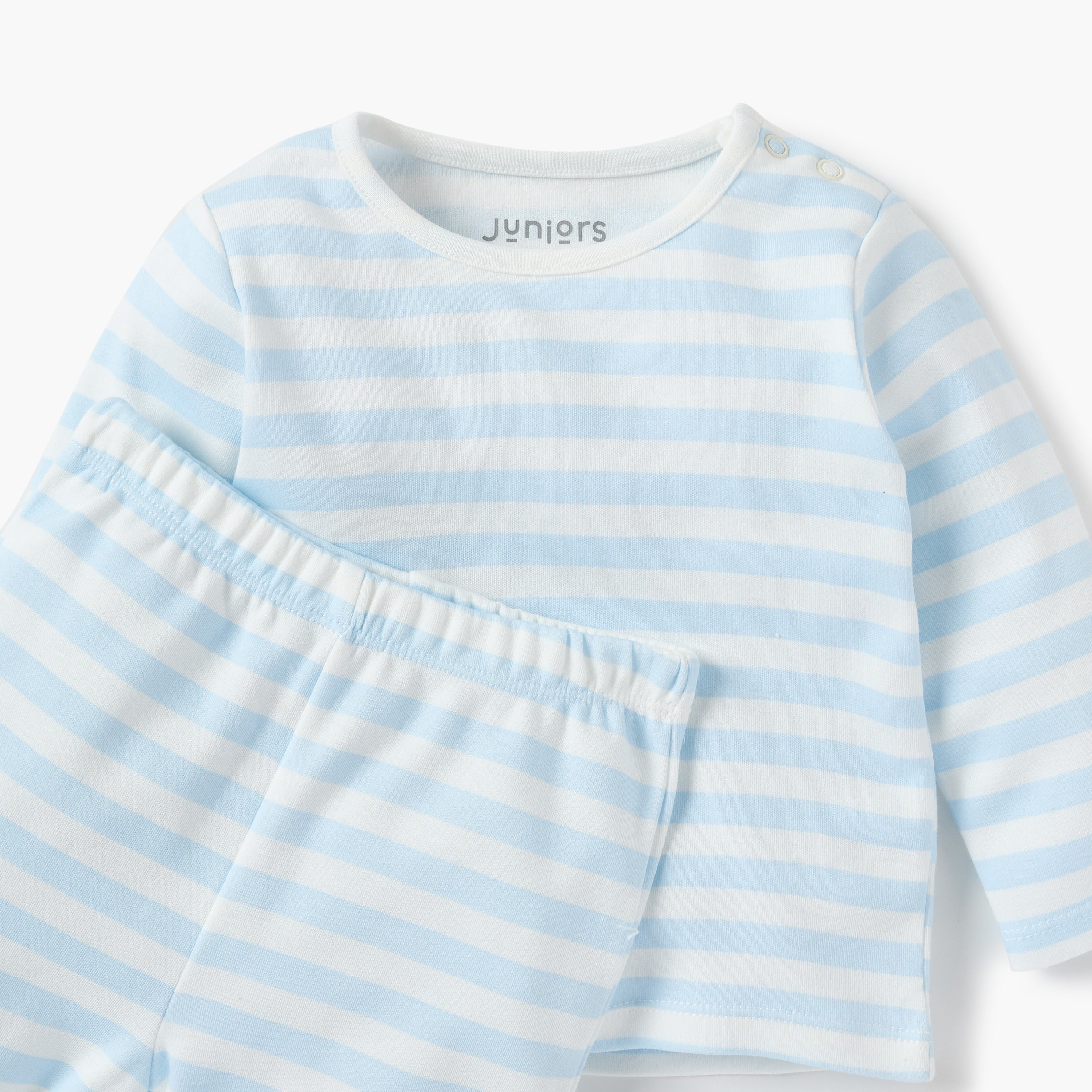 Juniors Striped T-shirt and Pyjama Set