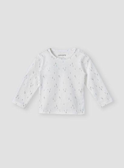 Juniors Printed T-shirt and Pyjama Set- Cotton - Long Sleeves- Round Neck-baby-girls-clothing-nightwear-pyjamasets-image-3