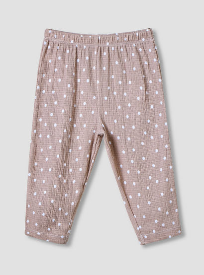 Juniors All-Over Polka Dot Print T-shirt and Pyjama Set-baby-girls-clothing-nightwear-pyjamasets-image-4