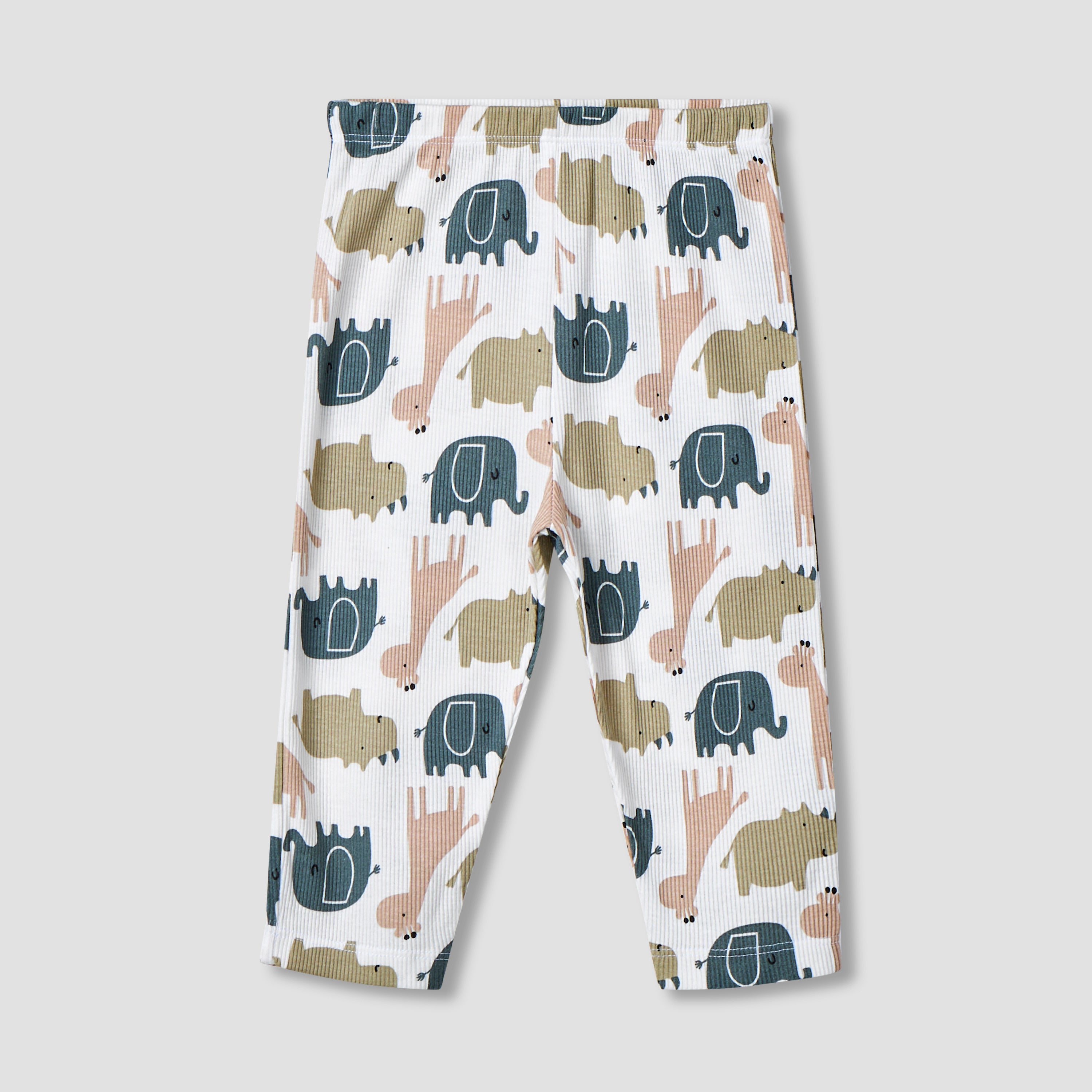 Juniors All-Over Wild Animal Print T-shirt and Pyjama Set
