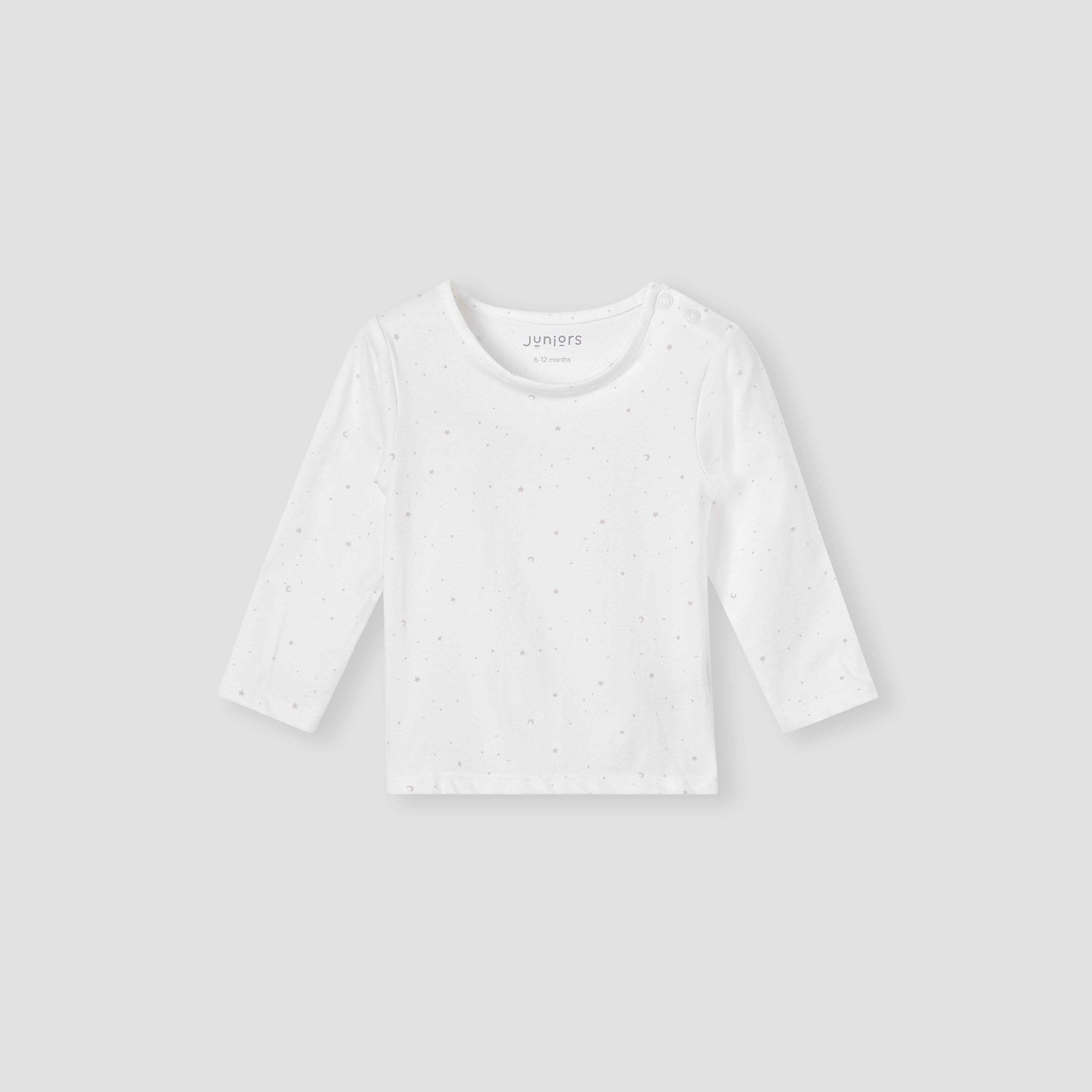 Juniors Solid Long Sleeves T-shirt and Pyjama Set