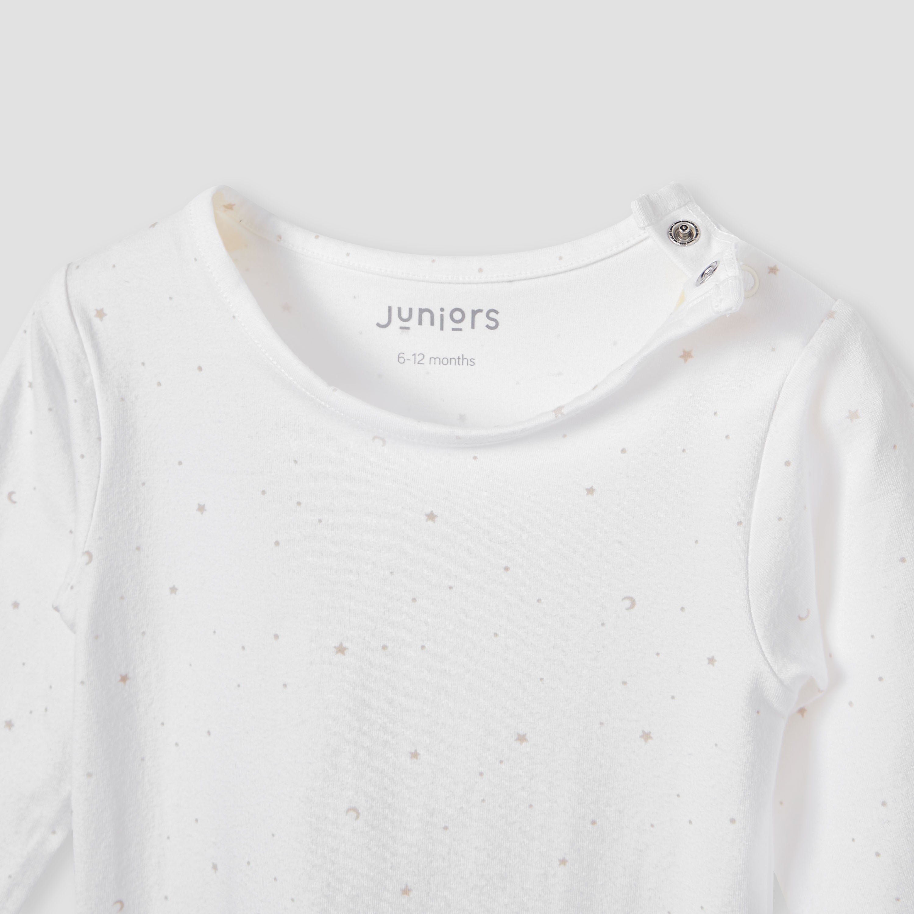 Juniors Solid Long Sleeves T-shirt and Pyjama Set