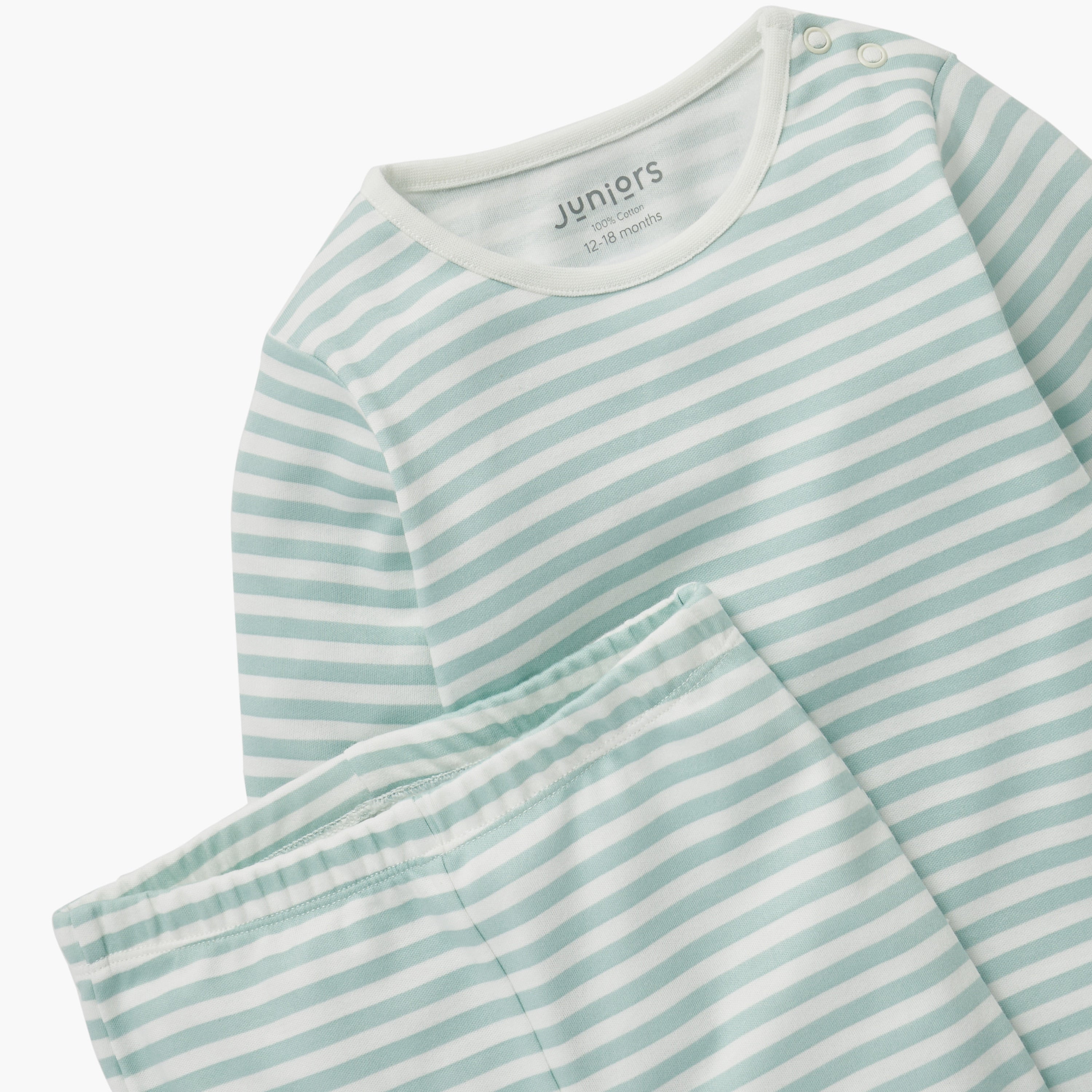 Juniors Striped T-shirt and Pyjama Set