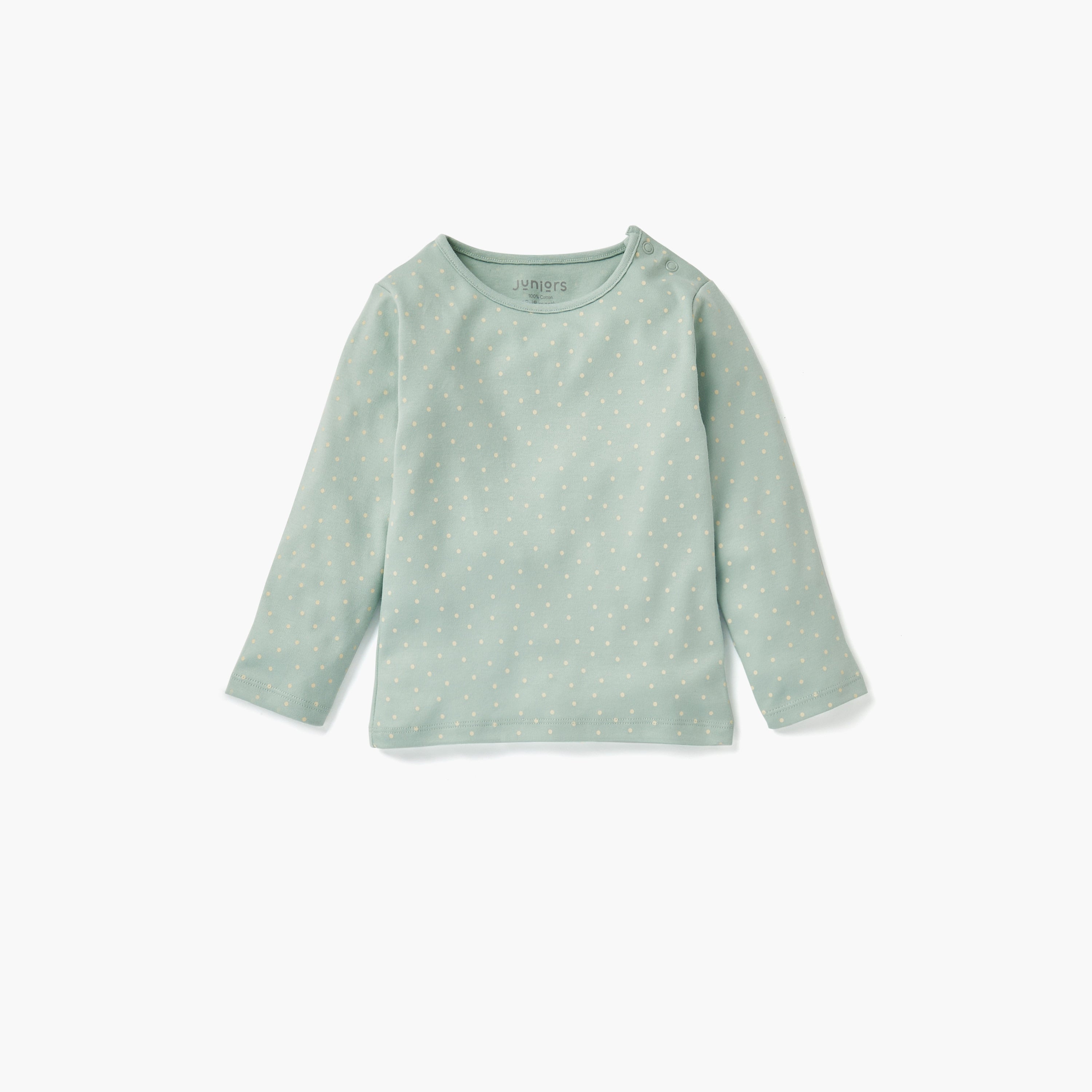 Juniors Polka Dot T-shirt and Pyjama Set