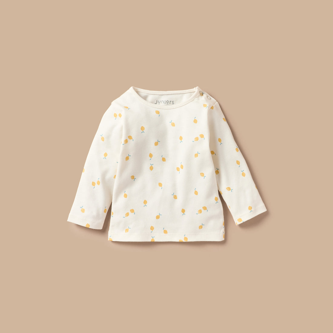 Juniors All-Over Lemon Print T-shirt and Pyjama Set