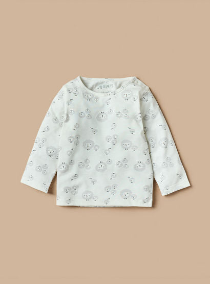 Juniors Lamp Print T-shirt and Pyjama Set-baby-boys-clothing-nightwear-pyjamasets-image-2