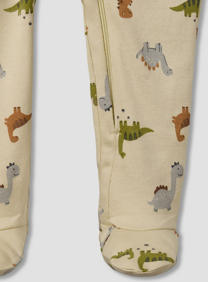 Juniors Cotton Round Neck Long Sleeves Sleepsuit with Dinosaur Print-promo_babyshop_Buy3for69_UAE130126-image-5