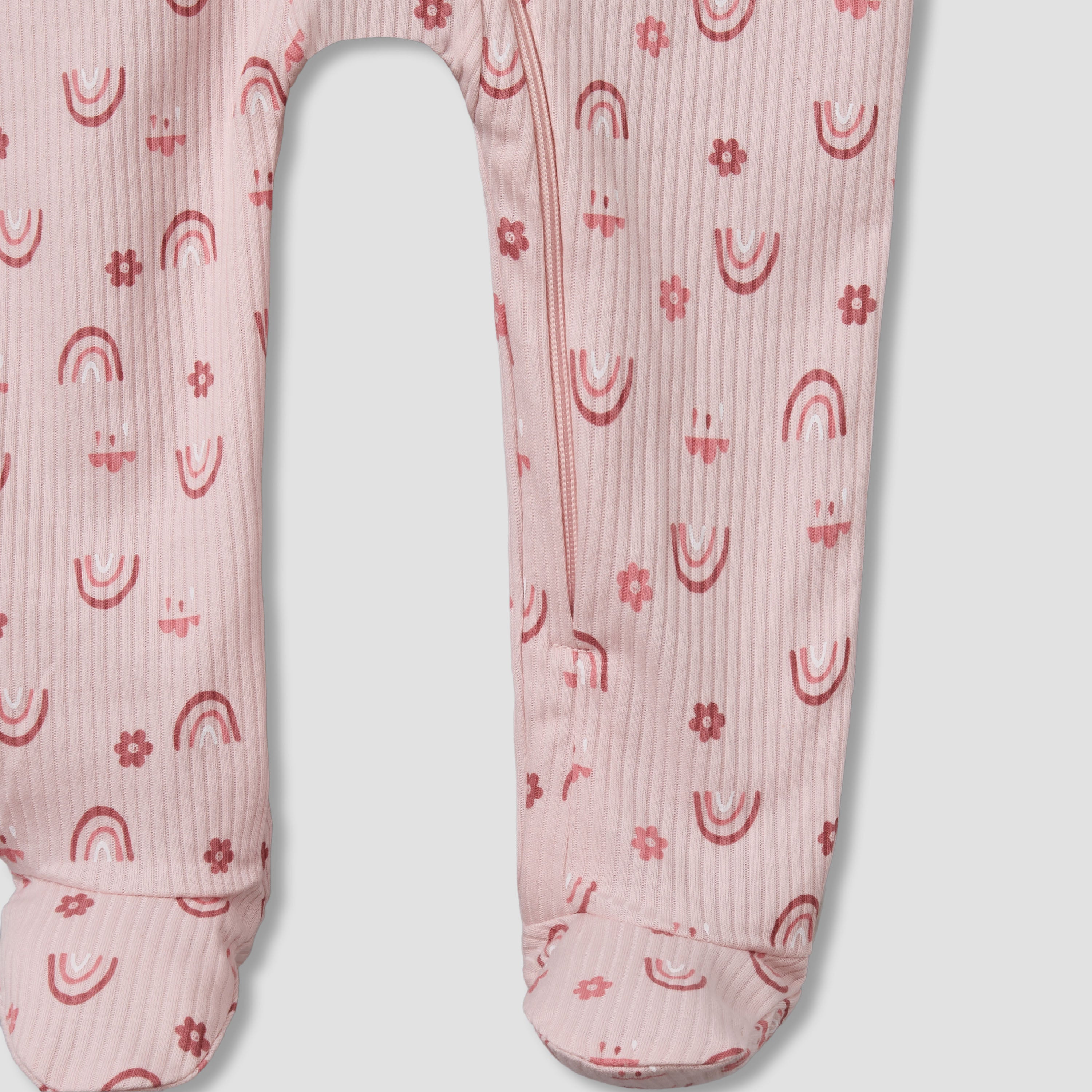 Juniors Cotton Round Neck Long Sleeves Sleepsuit with Fun Print