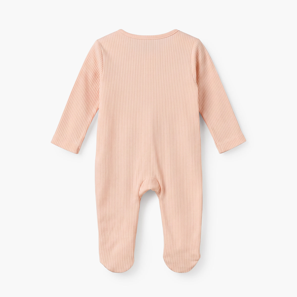 Pack of 3 Juniors Cotton Round Neck Long Sleeves Sleepsuit with Zip Closure