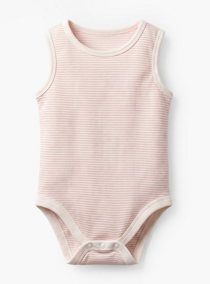 Juniors Printed Sleeveless Bodysuit - Set of 5-promo_babyshop_Buy2for115_UAE130126-image-5