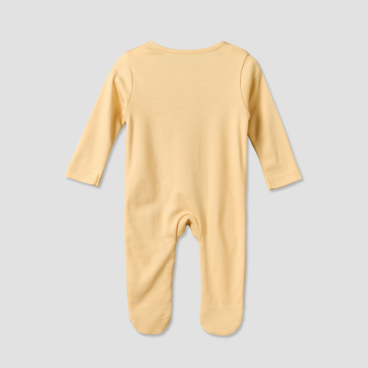 Pack of 3 Juniors Cotton Crew Neck Long Sleeves Sleepsuit with Zip Closure