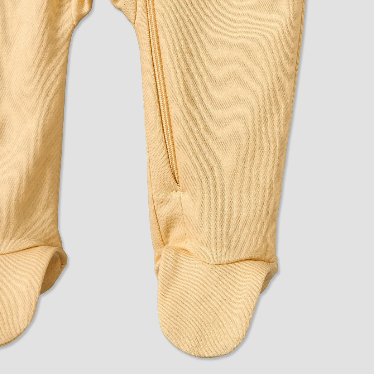 Pack of 3 Juniors Cotton Crew Neck Long Sleeves Sleepsuit with Zip Closure