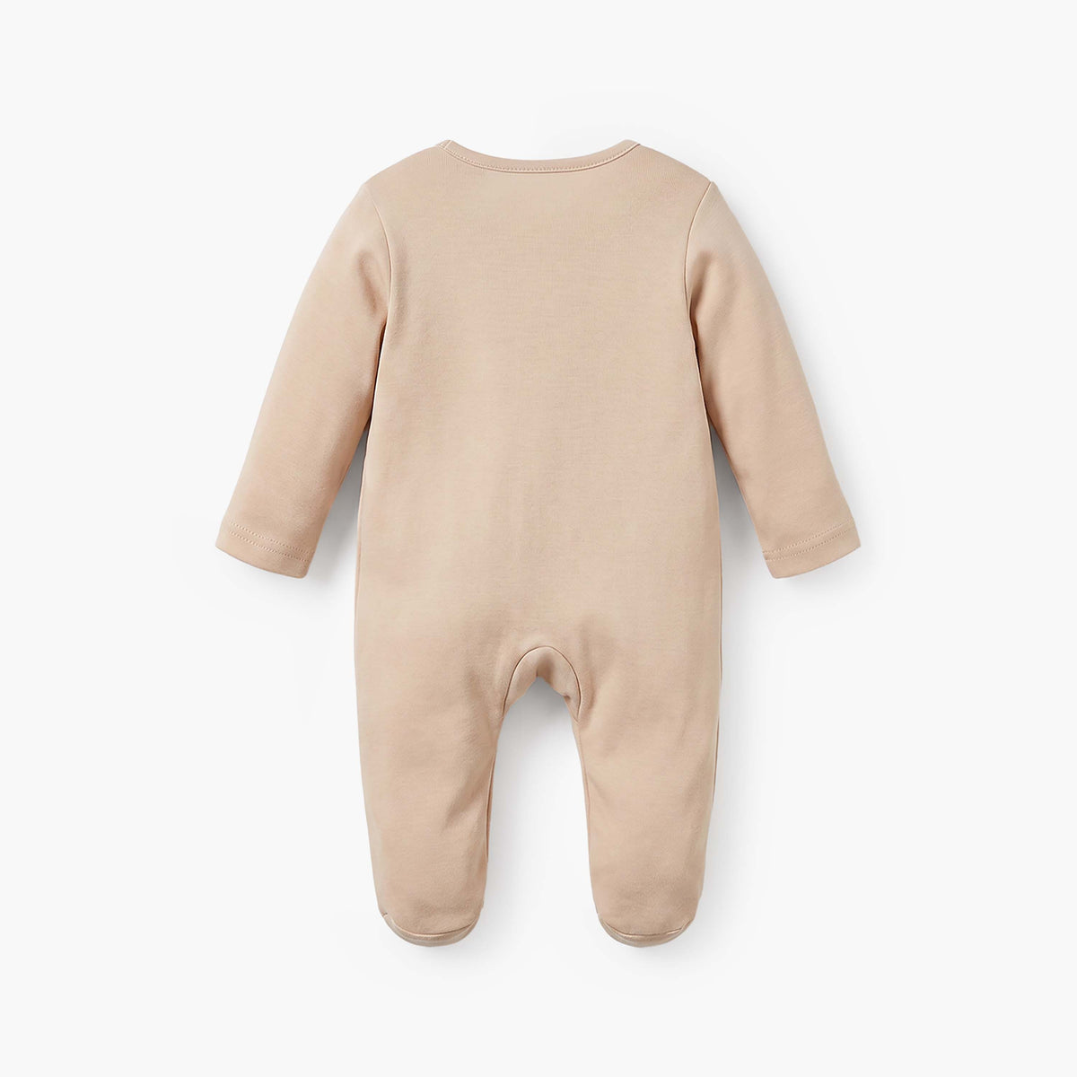 Pack of 5 Juniors Cotton Round Neck Long Sleeves Sleepsuit with Zip Closure