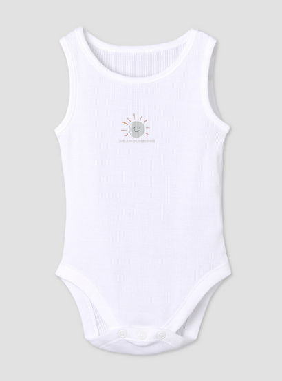 Pack of 7 Juniors Round Neck Sleeveless Bodysuit with Fun Print-promo_babyshop_Buy2for115_UAE130126-image-3