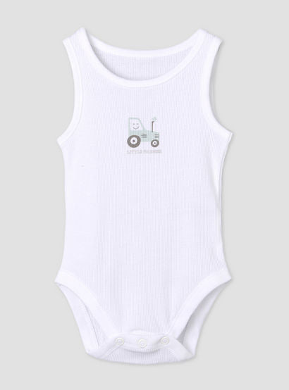 Pack of 7 Juniors Round Neck Sleeveless Bodysuit with Fun Print-promo_babyshop_Buy2for115_UAE130126-image-7