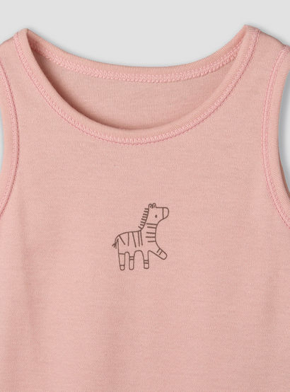 Pack of 7 Juniors Round Neck Sleeveless Bodysuit with Animal Print-promo_babyshop_Buy2for115_UAE130126-image-10
