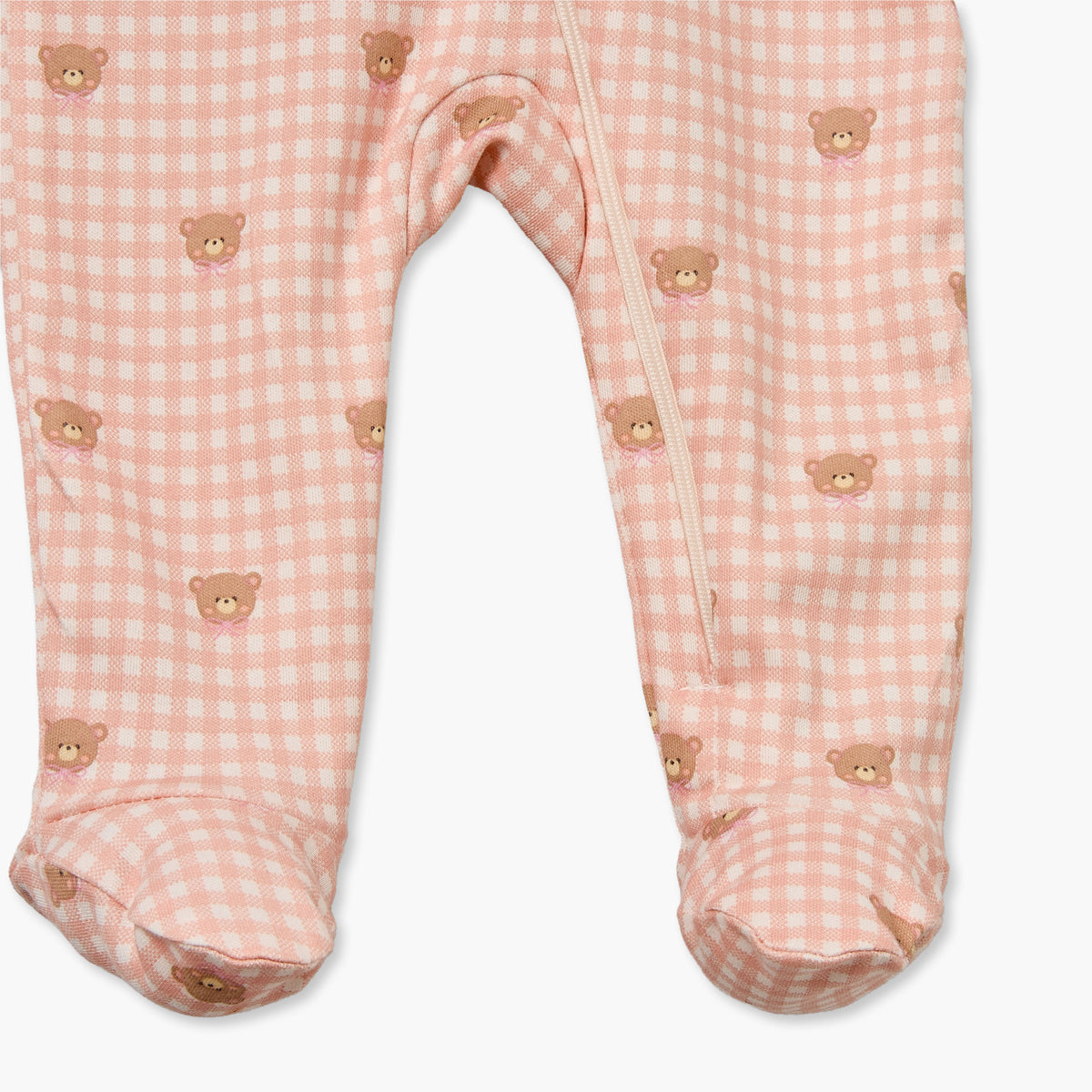 Pack of 3 Juniors Cotton Crew Neck Long Sleeves Sleepsuit with Zip Closure