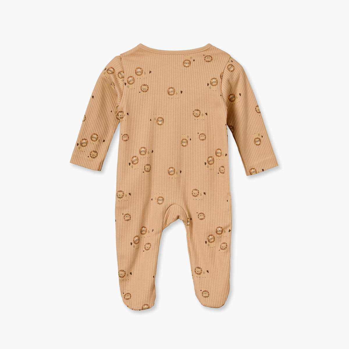 Pack of 3 Juniors Cotton Crew Neck Long Sleeves Sleepsuit with Zip Closure