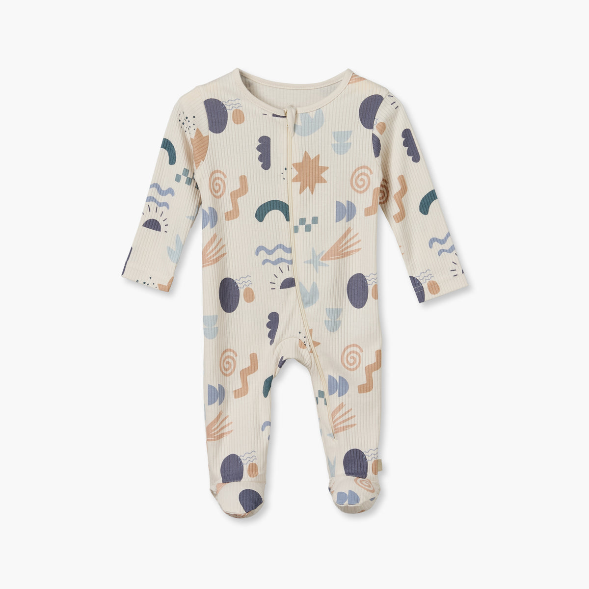 Pack of 3 Juniors Cotton Crew Neck Long Sleeves Sleepsuit with Star Print