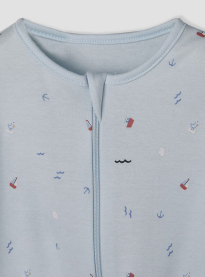 Pack of 3 Juniors Cotton Round Neck Long Sleeves Sleepsuit with Sailboat Print-promo_babyshop_Buy2for115_UAE130126-image-6