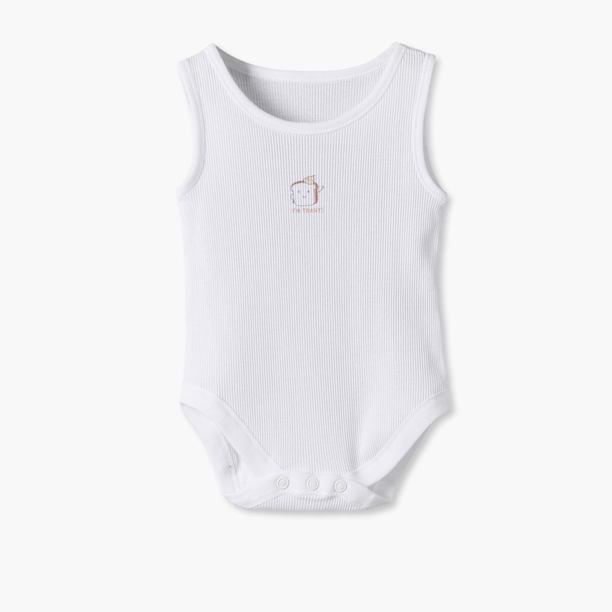 Pack of 5 Juniors Crew Neck Sleeveless Bodysuit with Graphic Print