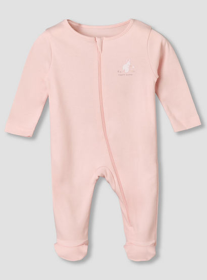 Pack of 5 Juniors Cotton Crew Neck Long Sleeves Sleepsuit with Assorted Print-baby-girls-clothing-nightwear-sleepsuits-image-4