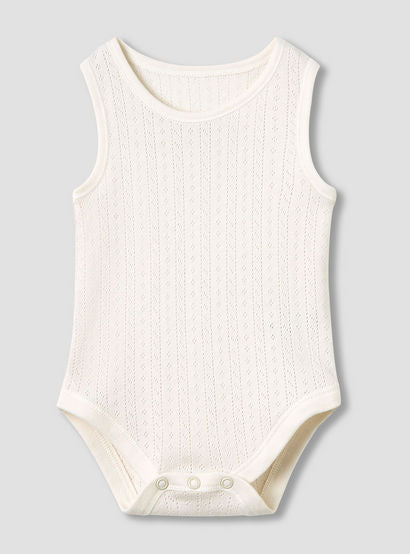 Juniors Round Neck Bodysuit with Texture - Cotton - Sleeveless - Set of 5-promo_babyshop_Buy2for115_UAE130126-image-6
