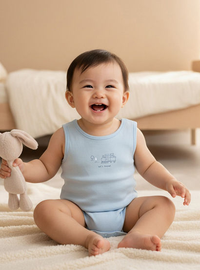 Juniors Printed Sleeveless Bodysuit with Snap Button Closure - Set of 5-promo_babyshop_Buy2for115_UAE130126-image-9