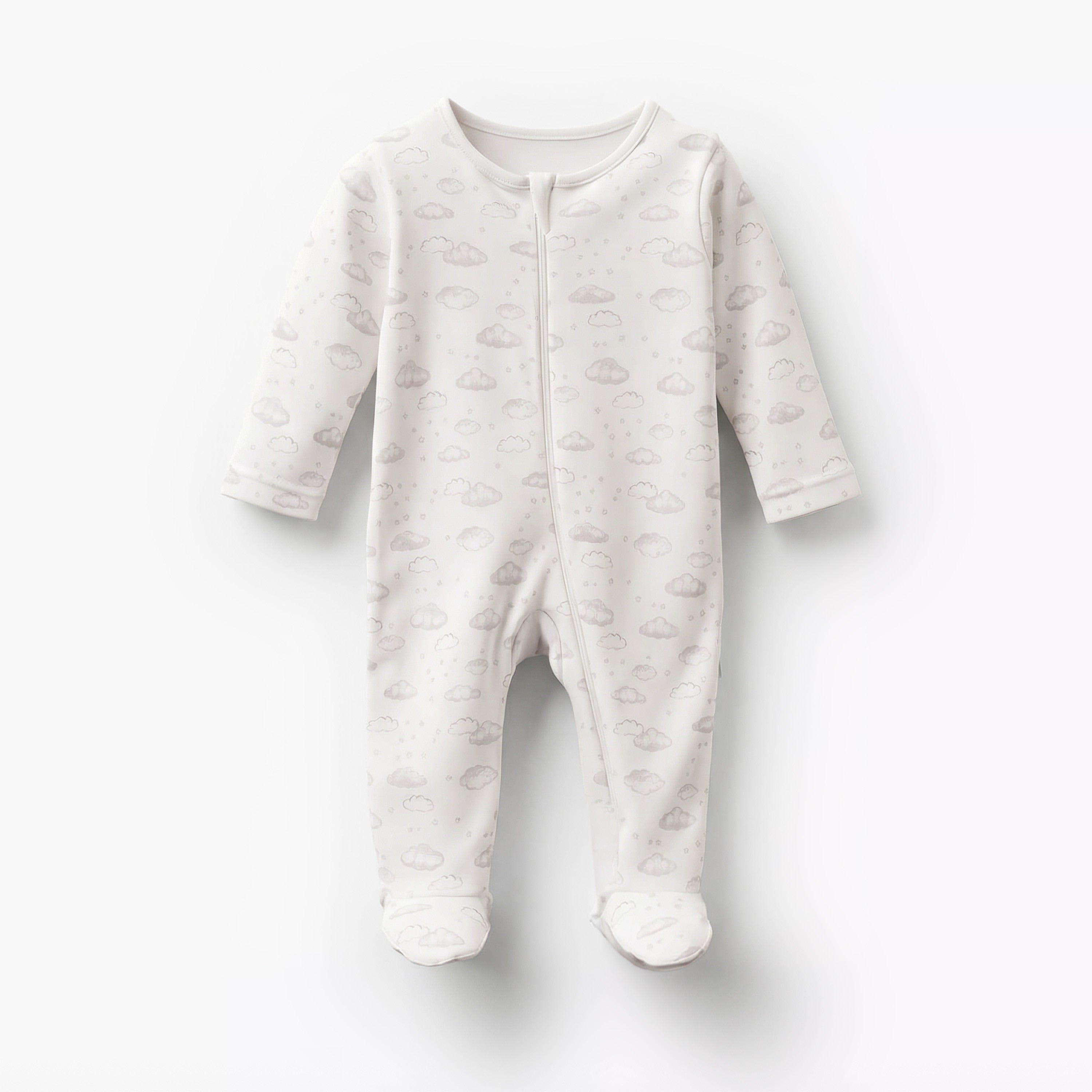 Pack of 5 Juniors Cotton Long Sleeves Sleepsuit with Assorted Print