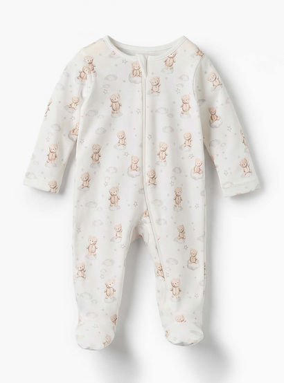 Pack of 5 Juniors Cotton Long Sleeves Sleepsuit with Assorted Print-baby-boys-clothing-nightwear-sleepsuits-image-6