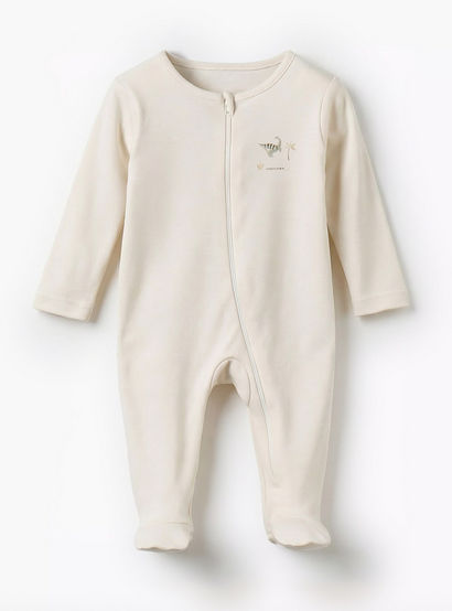 Pack of 5 Juniors Cotton Round Neck Long Sleeves Sleepsuit with Dinosaur Print-baby-boys-clothing-nightwear-sleepsuits-image-4