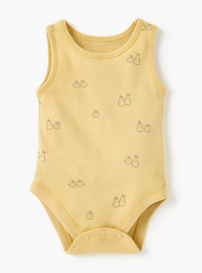 Juniors Printed Sleeveless Bodysuit - Set of 4-baby-boys-clothing-multipacks-image-4