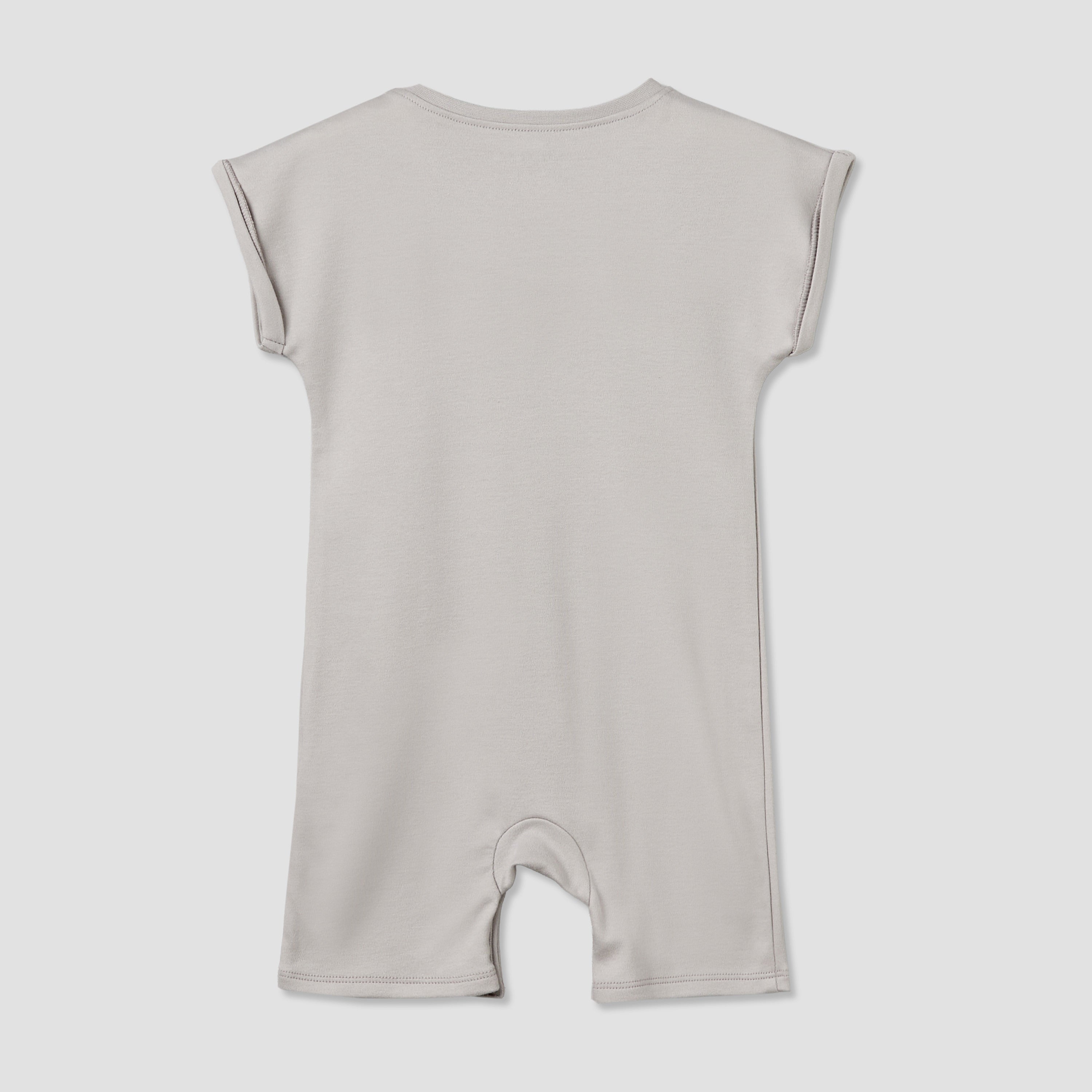 Pack of 3 Juniors Crew Neck Short Sleeves Romper with Vehicle Print