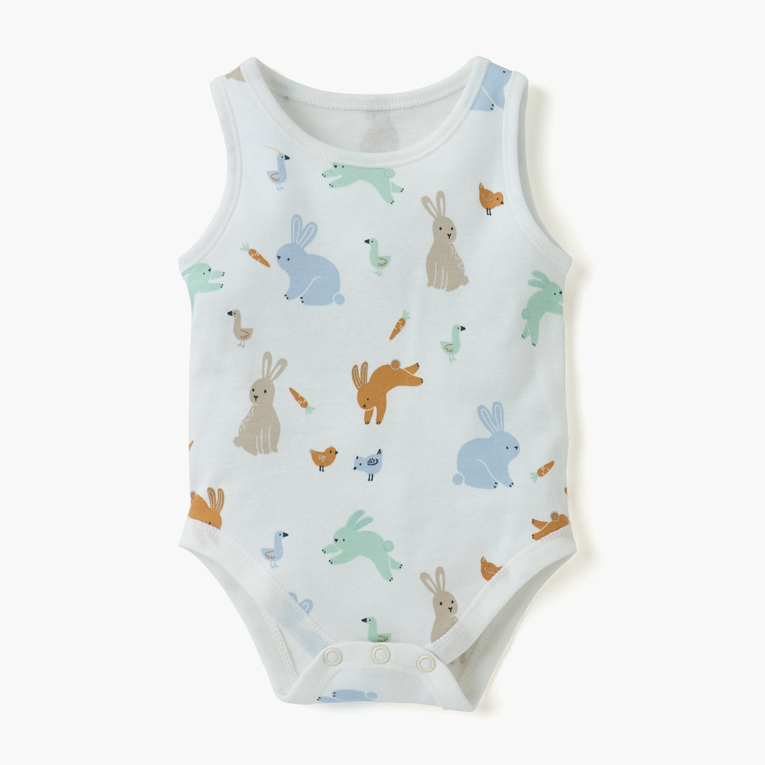 Juniors Printed Sleeveless Bodysuit - Set of 4