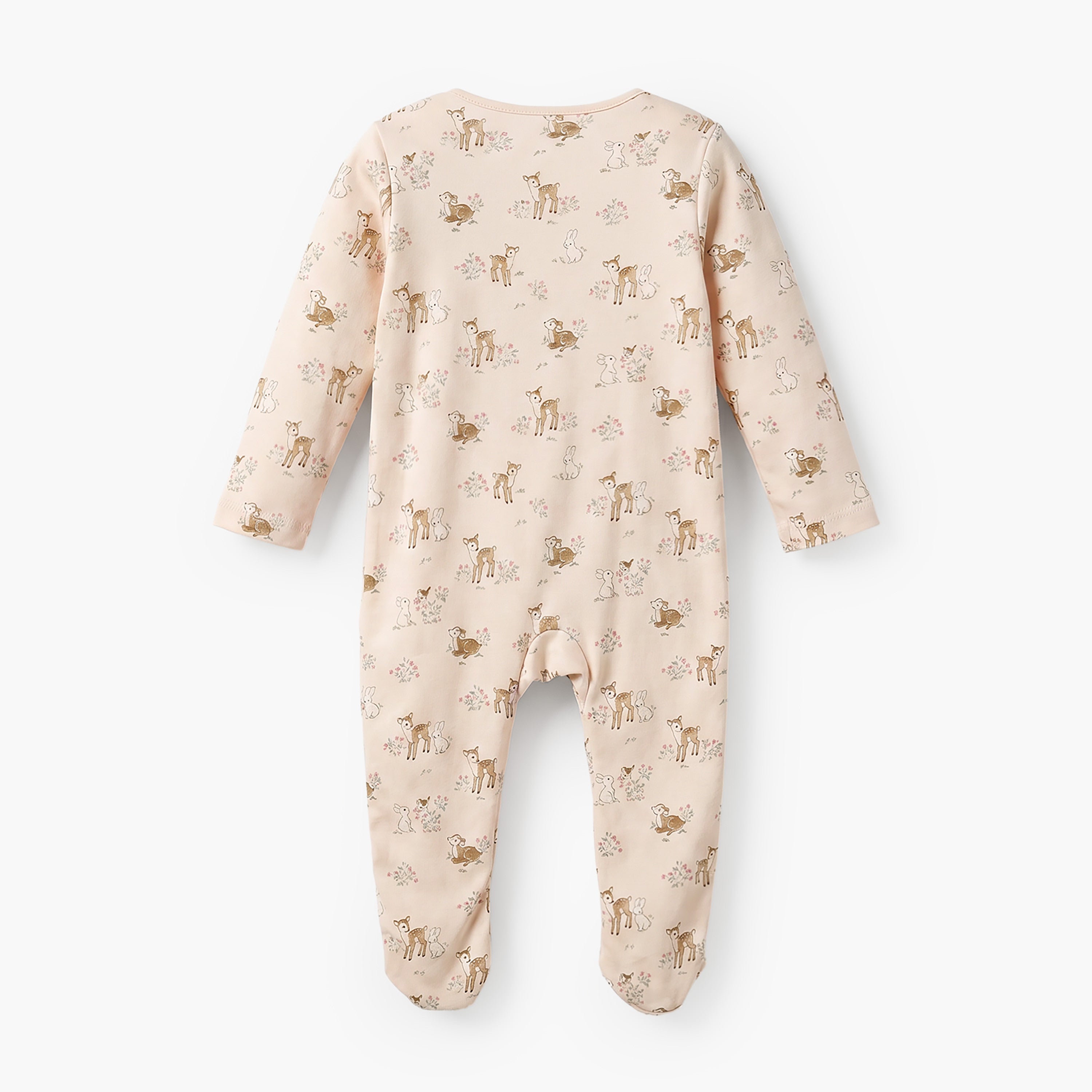 Pack of 5 Juniors Cotton Round Neck Long Sleeves Sleepsuit with Assorted Print - image 8
