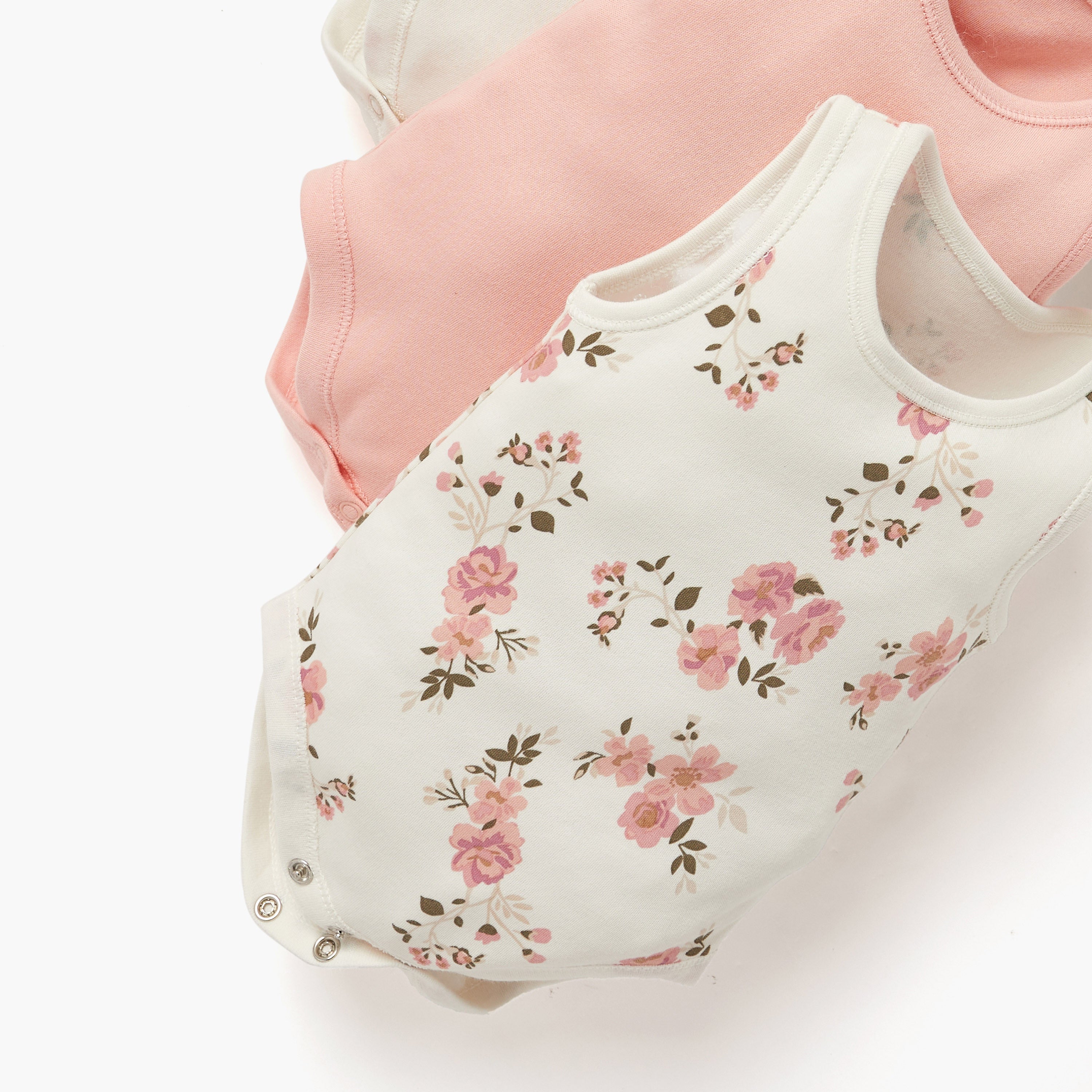 Juniors Printed Sleeveless Bodysuit - Set of 4