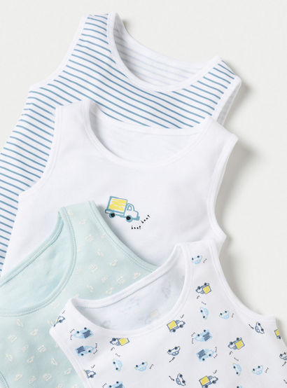 Juniors Printed Sleeveless Bodysuit - Set of 7-promo_babyshop_Buy2for115_UAE130126-image-3
