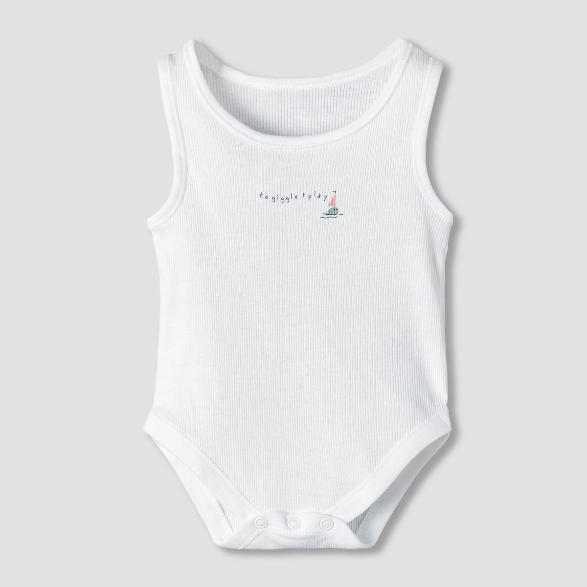 Pack of 5 Juniors Round Neck Sleeveless Bodysuit with Print