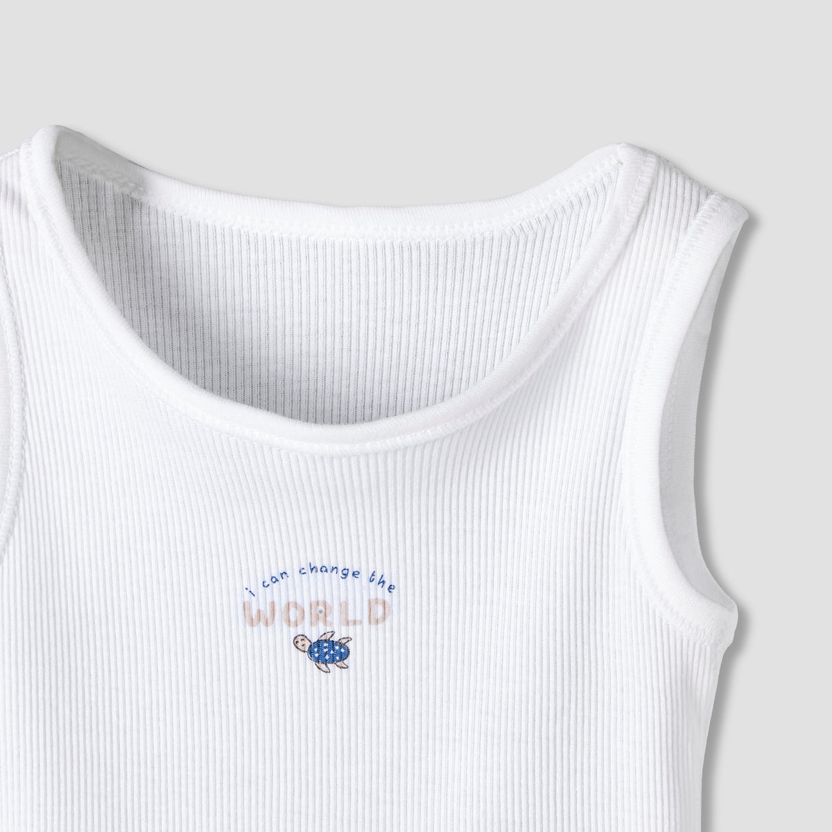 Pack of 5 Juniors Round Neck Sleeveless Bodysuit with Print