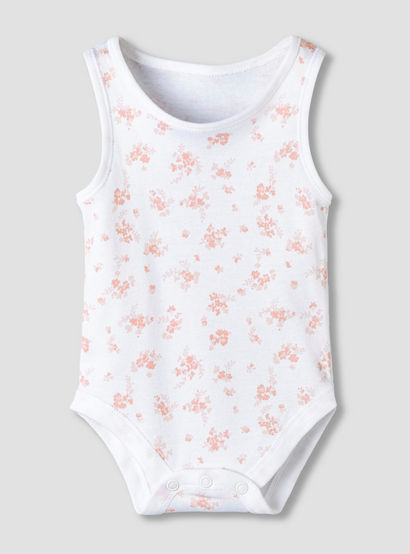 Pack of 7 Juniors Round Neck Sleeveless Bodysuit with Fun Prints-baby-girls-clothing-bodysuits-image-3